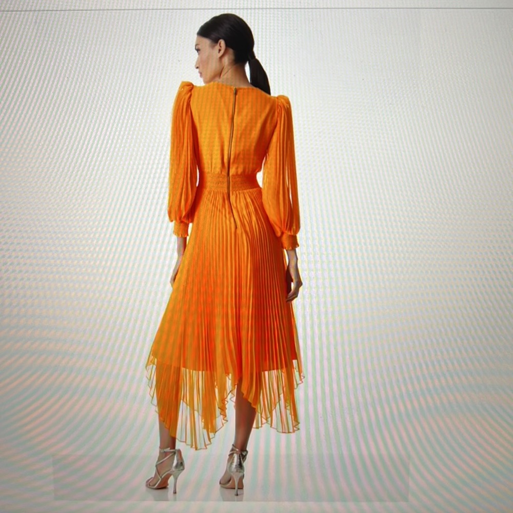 Alice and Olivia tangerine dress - Picture 5 of 9